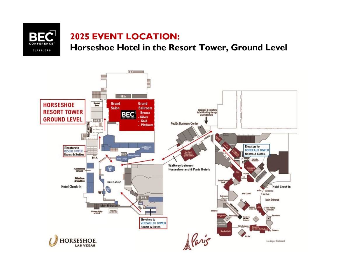 BEC event map