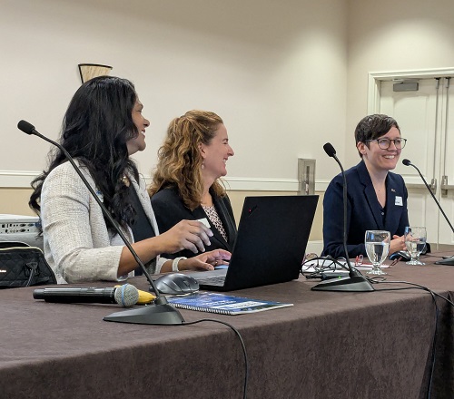 Urmilla Sowell, Karen Wegert, Katy Devlin at NGA Glass Conference: Carlsbad