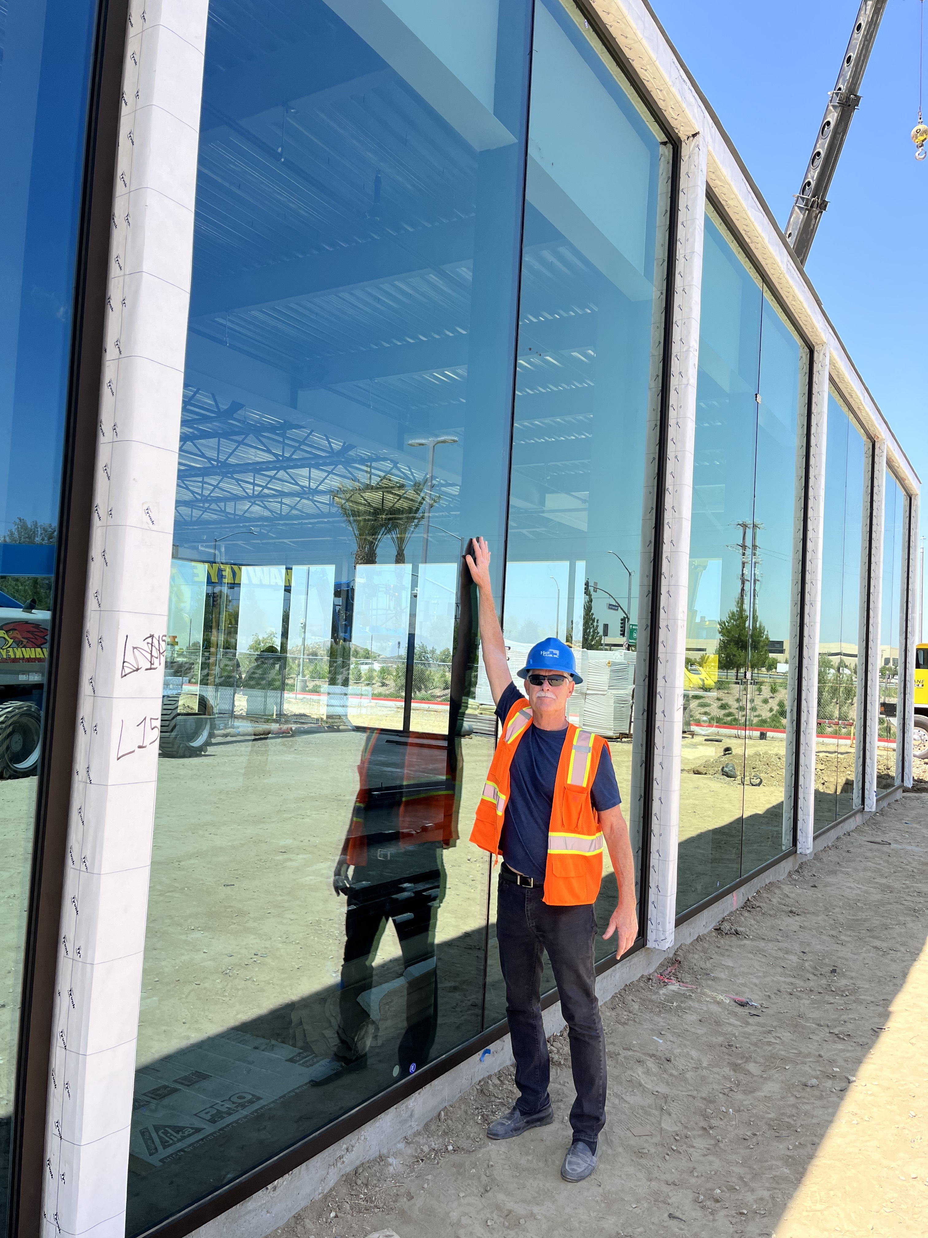 Hale Glass Skechers West Pavillion project